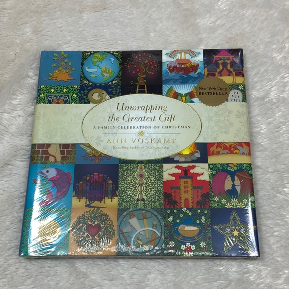 family celebratiin of Christmas Unwrapping the Greatest Gift by Ann Voskamp - Picture 2 of 6